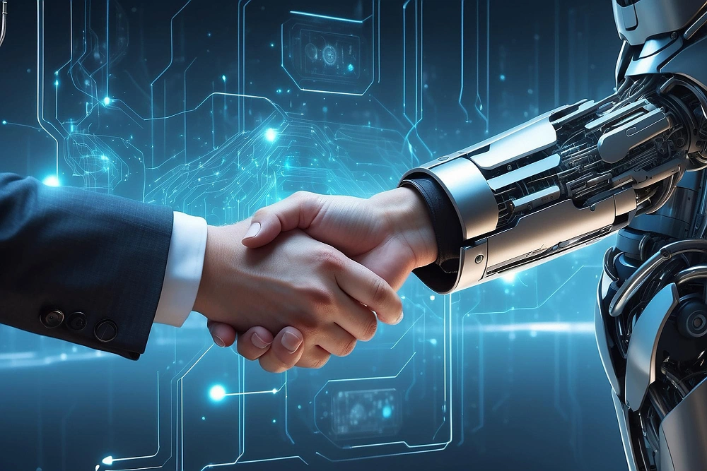 human handshake robot