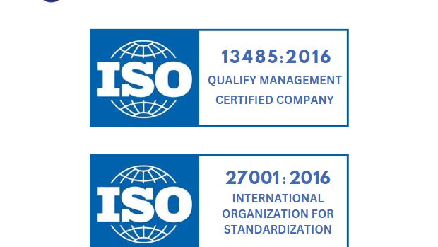 Ominext Certified ISO 13485 and ISO 27799